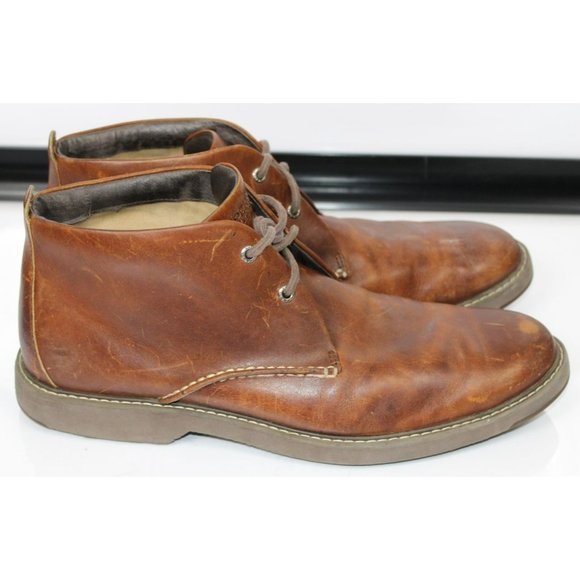 Men's Size 13 Sperry Tie-Up Brown Loafers - Picture 5 of 7